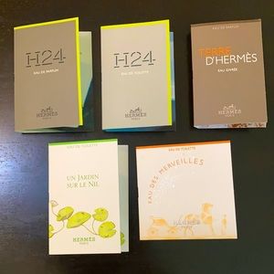 Bundle of FIVE Hermès fragrances